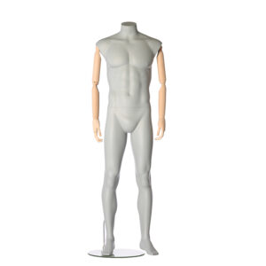 Male mannequin - relaxed pose flexible wooden arms. Darrol